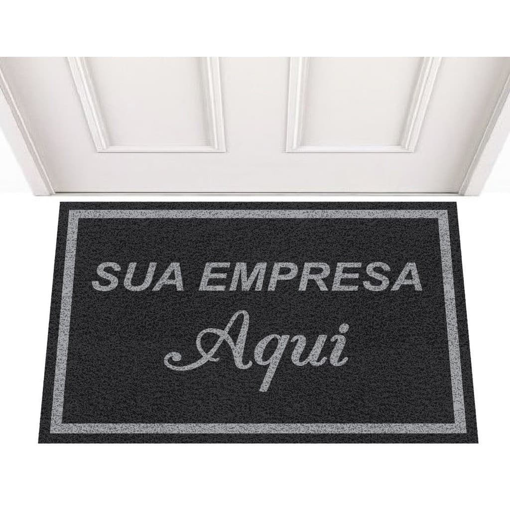 Tapete Capacho 190x80 Personalizado Empresa Desenho Loja