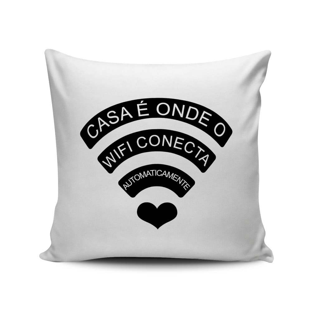 Almofada wifi casa e onde o wifi conecta automaticamente