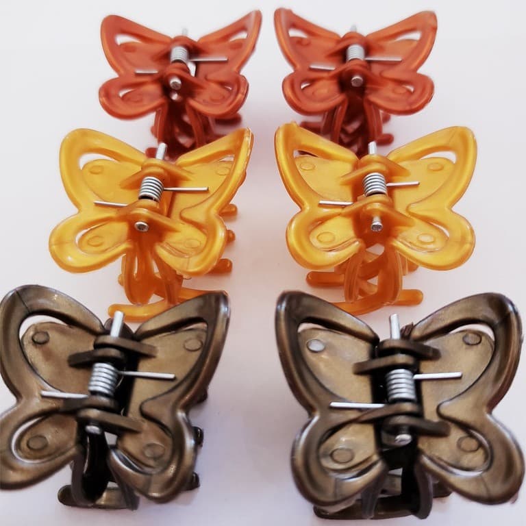 12un Piranhas de cabelo Borboleta Grande (12 unidades - Marca Raças)