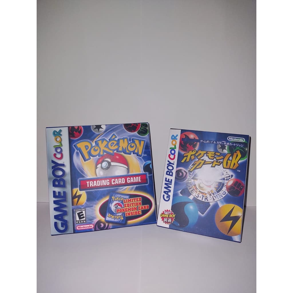 caixa repro pokemon tcg Trading Card game gbc game boy color