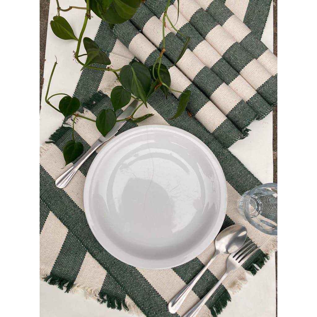 Jogo Americano em tear 5 peças lindíssimo