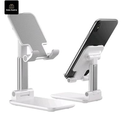Suporte Para Celular E Tablet Dobrável Ajustável Apoio Mesa