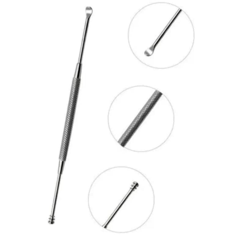 Removedor De Cera Ouvido Espiral De Aço Inoxidável