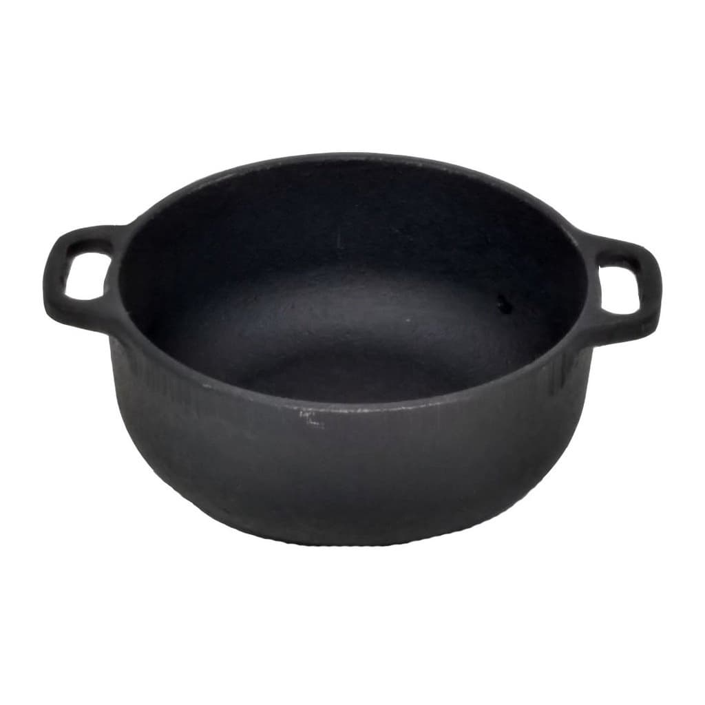 Cumbuca Ferro fundido Sem Tampa Ferro 12Cm 450ml