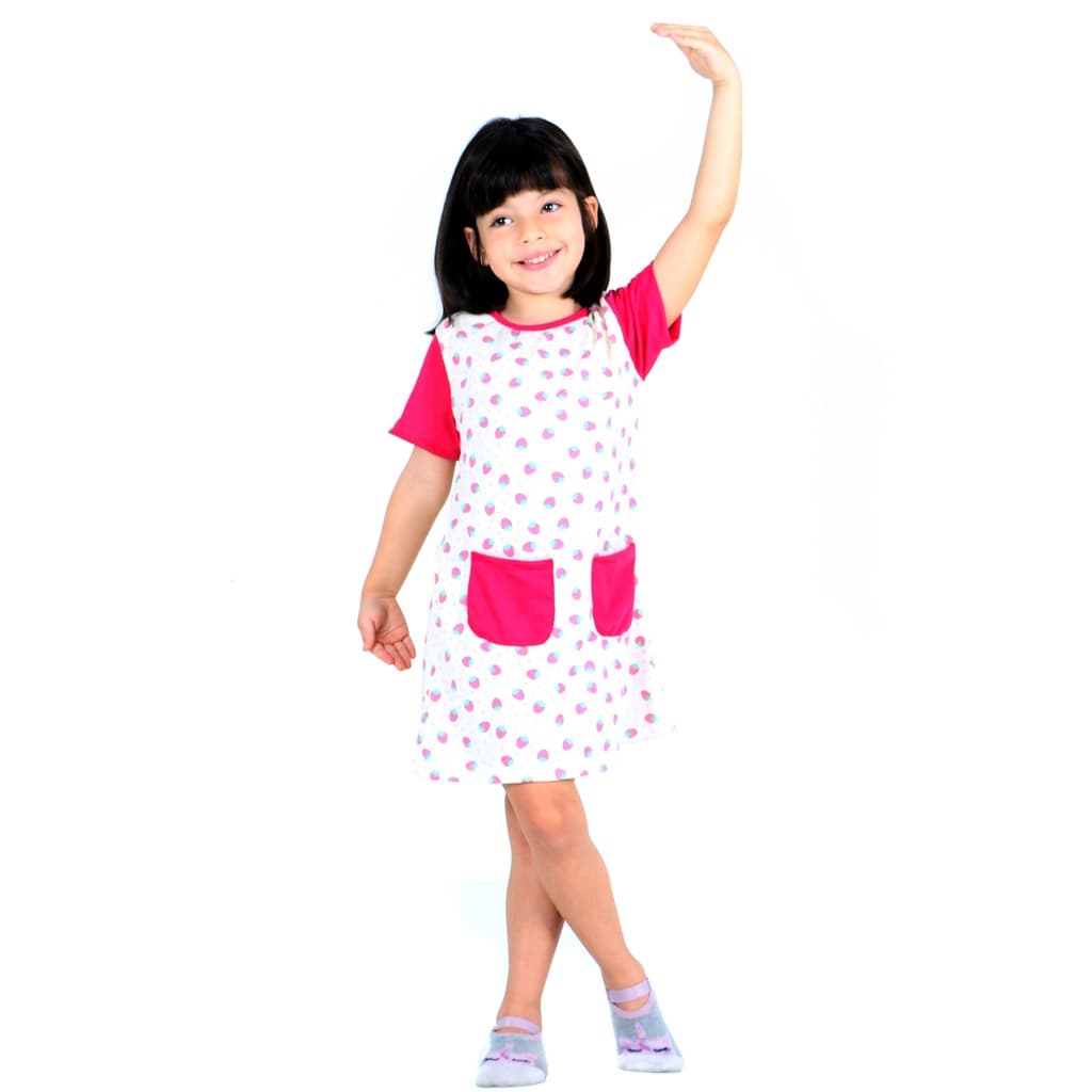 Camisola Infantil Moranguinho SUPER Promoção Tam 2 Ao 12 Pijama Infantil MENINA