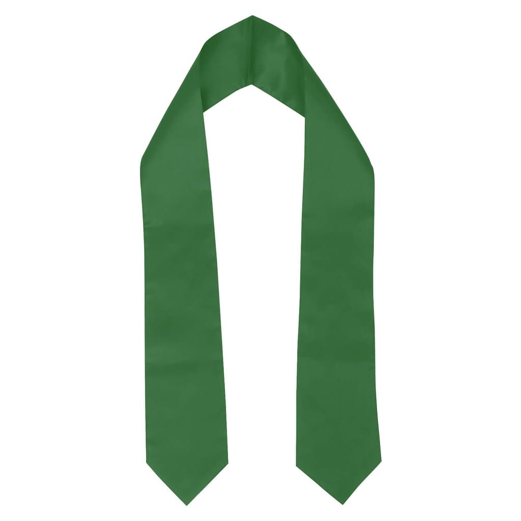 Faixa para beca de formatura americana verde