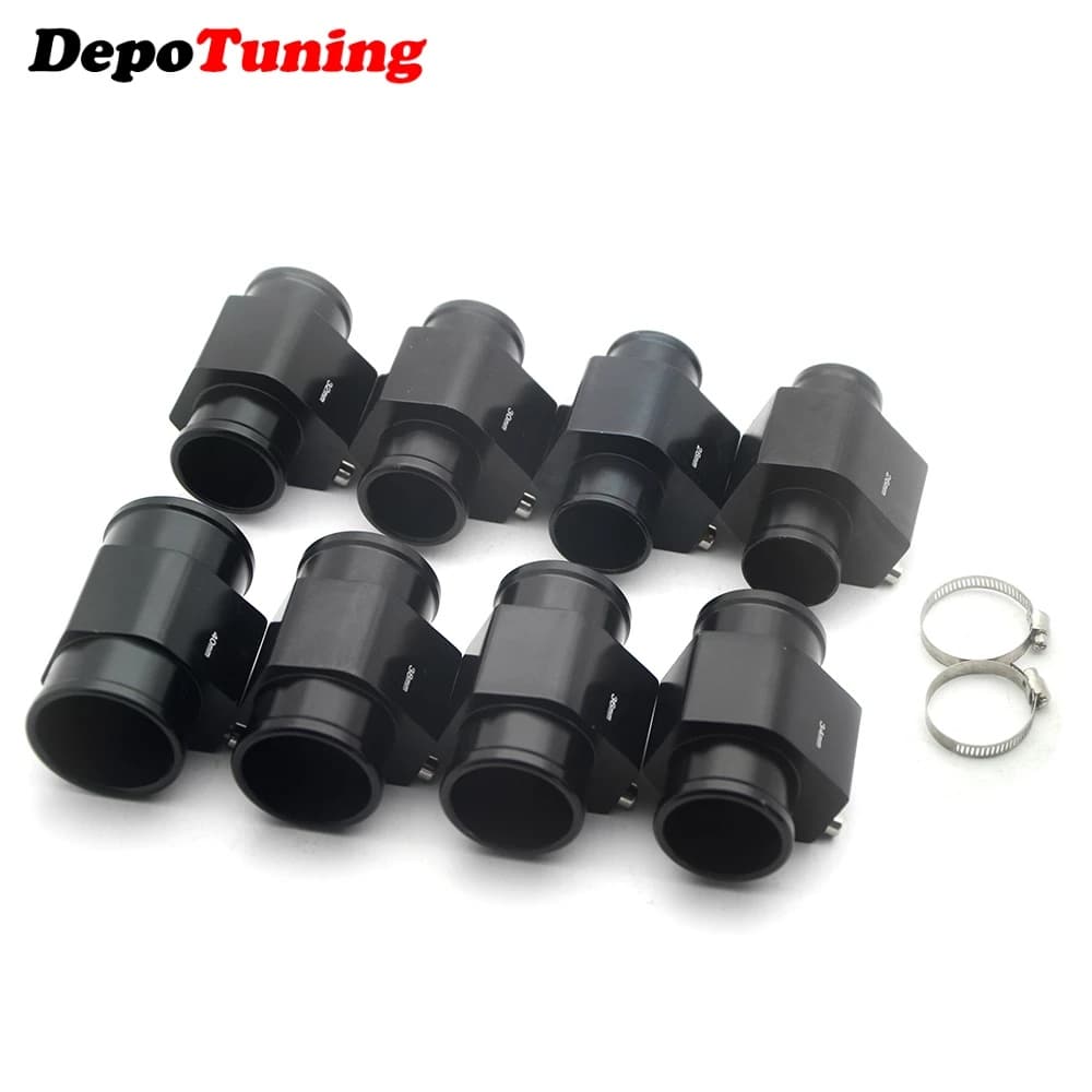 1/8 NPT Rosca Adaptador Sensor De Medidor De Temperatura Da Água Do Radiador 26MM 28MM 30MM 32MM 34MM 36MM 38MM 40MM Preto