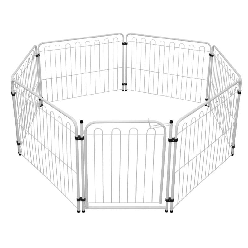 Cercado 8 Módulos + Portão Grade para Cachorro Pet Portátil