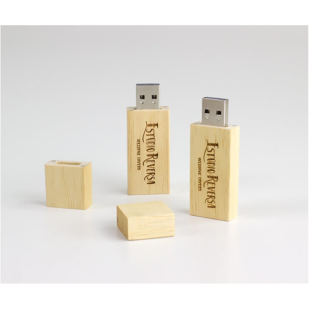 Pen Drive de Bambu Ecológico 32GB  - USB 2.0 ( NÃO PERSONALIZAMOS )