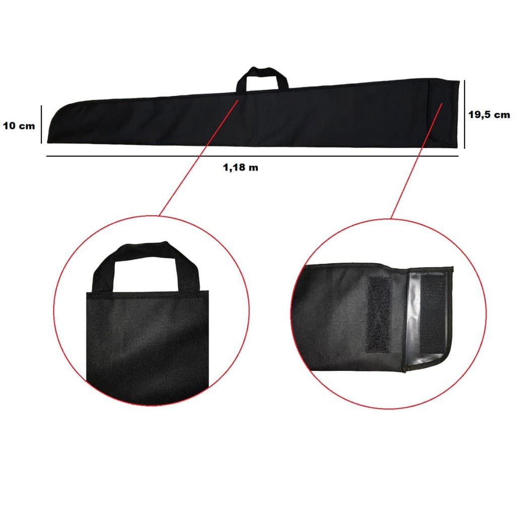 Capa para Carabina 1,18 com Alça de Mão  - Preta