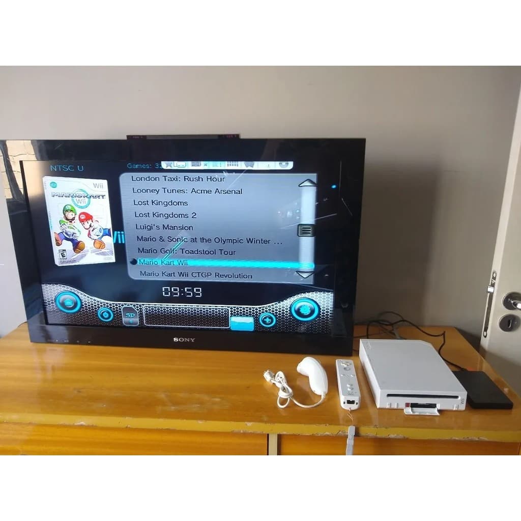 Nintendo Wii Completinho C/ HD Lotado De Jogos [Pronto para jogar!]