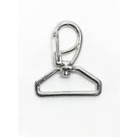 Mosquetão 4 cm Niquelado Base Sextavada - 10 Unidades