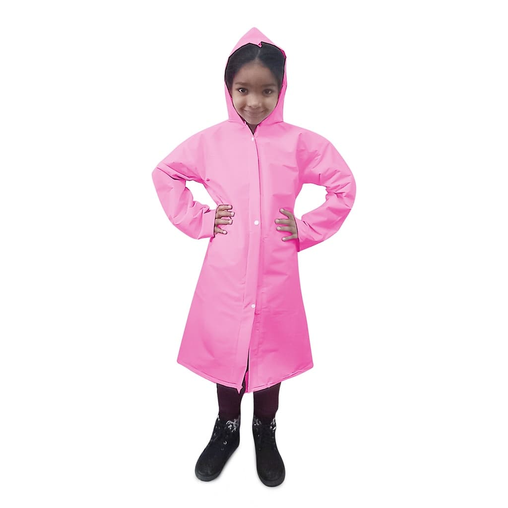 Capa De Chuva Pvc Forrada Infantil Tamanho P