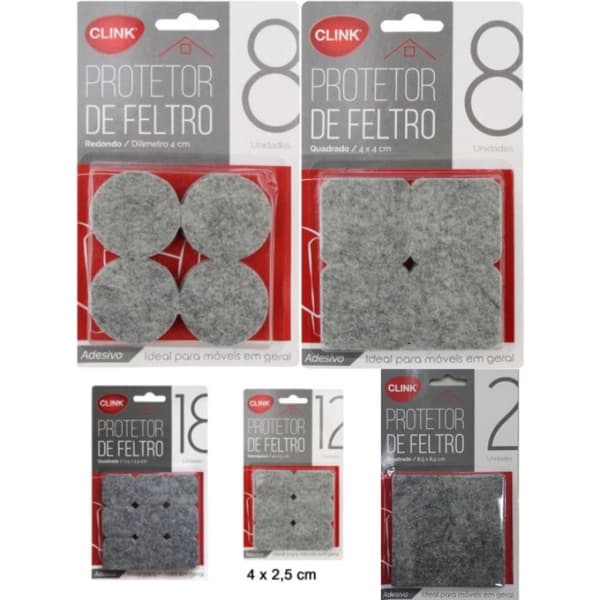 Protetor de Feltro da Marca Clink