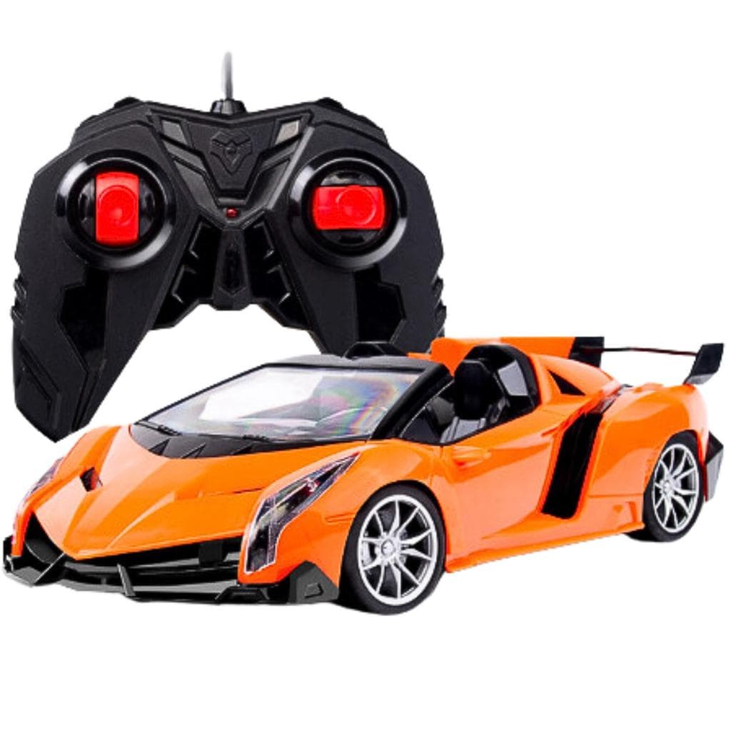 Carrinho Controle Remoto Corrida Lamborghini Ferrari Camaro Acende Farol Brinquedo Carro Presente