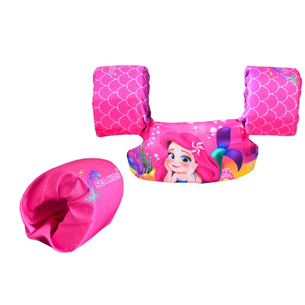 Boia Colete Salva-Vidas Infantil Com Boia Auxiliar