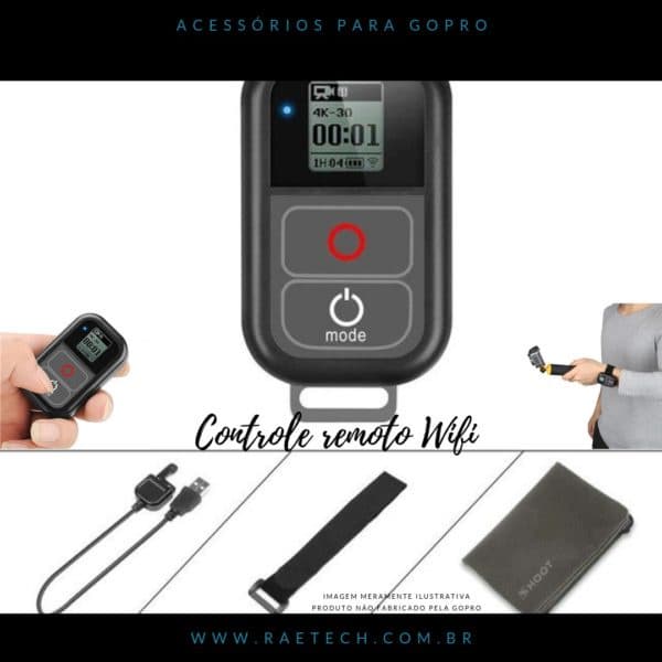 Controle Remoto Wifi para GoPro