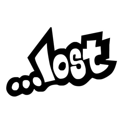 2 Adesivos Pesonalizado Lost 12cm X 8cm Varias Cores