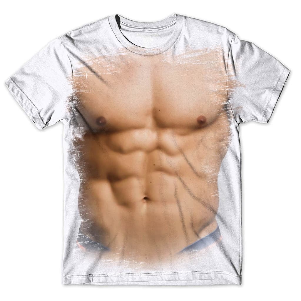 Camisa Camiseta Masculina 3D Tanquinho Sarado 6