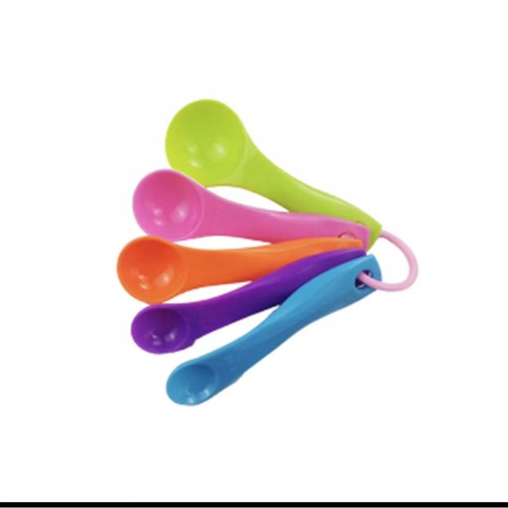 Colher Medidora De Plástico 5 Peças