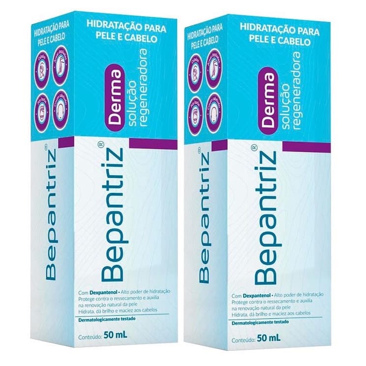 Kit com 2 - Bepantriz Derma solução regeneradora Cimed 50ml Oficial