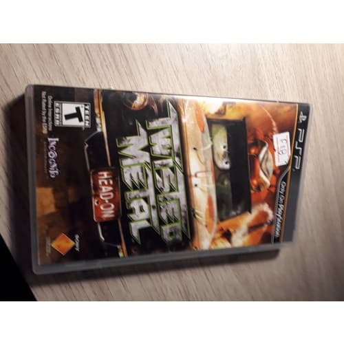 Jogo Playstation Psp Midia Original Twisted Metal Head- F18