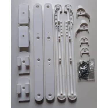 Kit Deslizante com regulagem para grade do berço 25mm