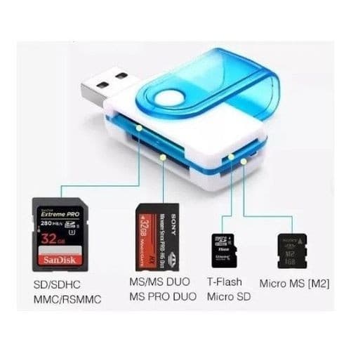 Kenux Pen drive Case Para Cartão De Memoria 3 In 1 Leitor de Cartão de Memória 3 em 1 Usb 2.0 KA-1107