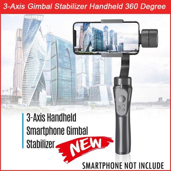 Estabilizador Gimbal 3 Eixos Anti Vibração para Smartphone