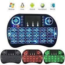 Mini Teclado Com Iluminação Para Smart Tv, Tablet, Xbox360/Ps3