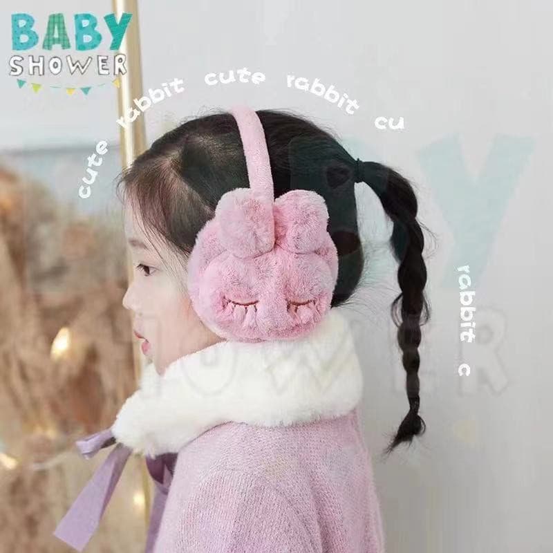 Protetor de orelhas de COELHINHO para inverno infantil feminino