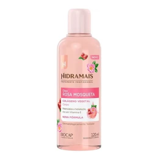Óleo Hidratação Corporal - Rosa Mosqueta 120ml - Hidramais