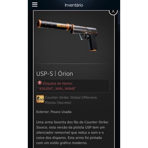 USP Orion (pouco usada)