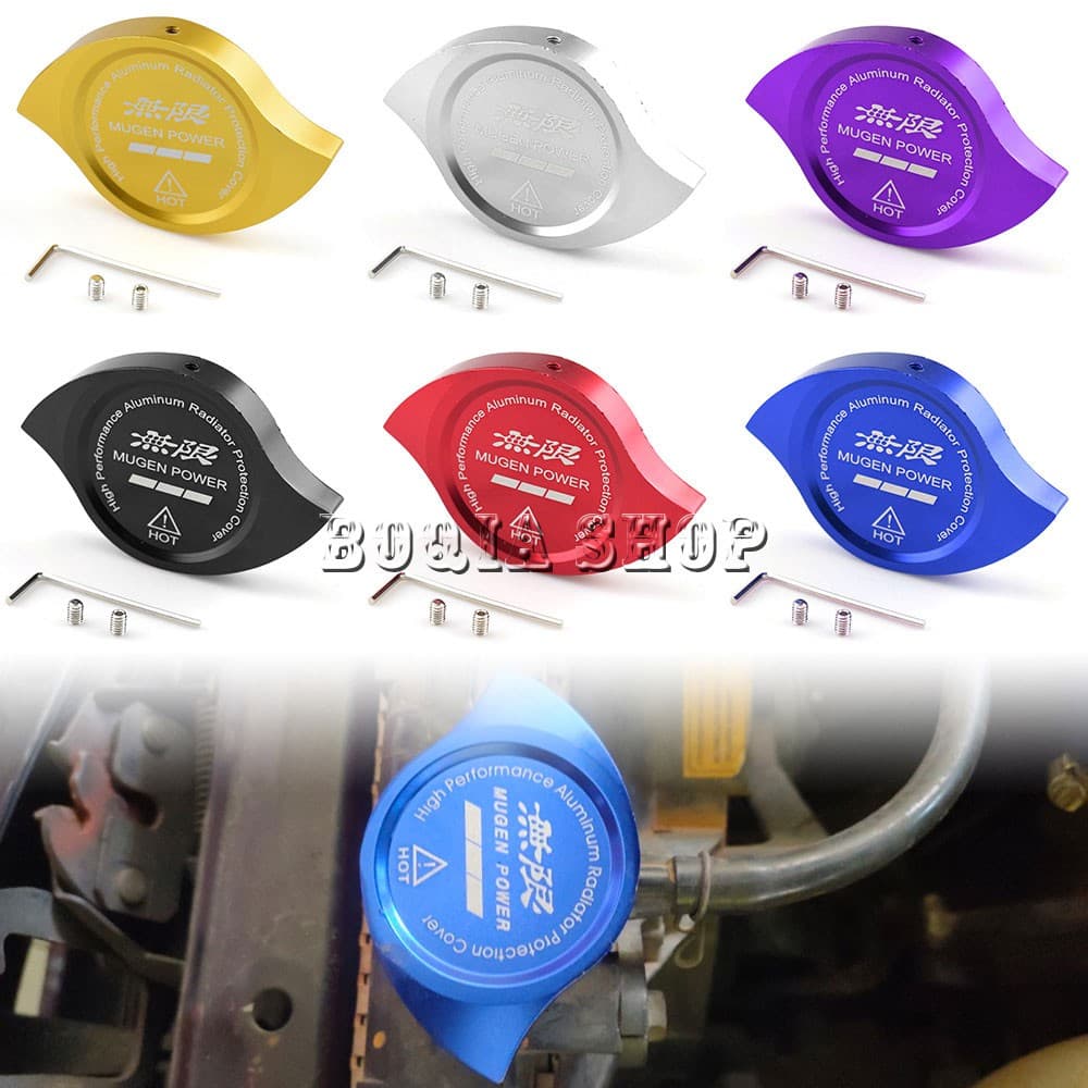 Tampa Do Radiador De Energia MUGEN Universal Adequado Para HONDA Accord Civic CR-V Z CRX ACURA CL CSX ILX MDX NSX Capa Tanque De Carro