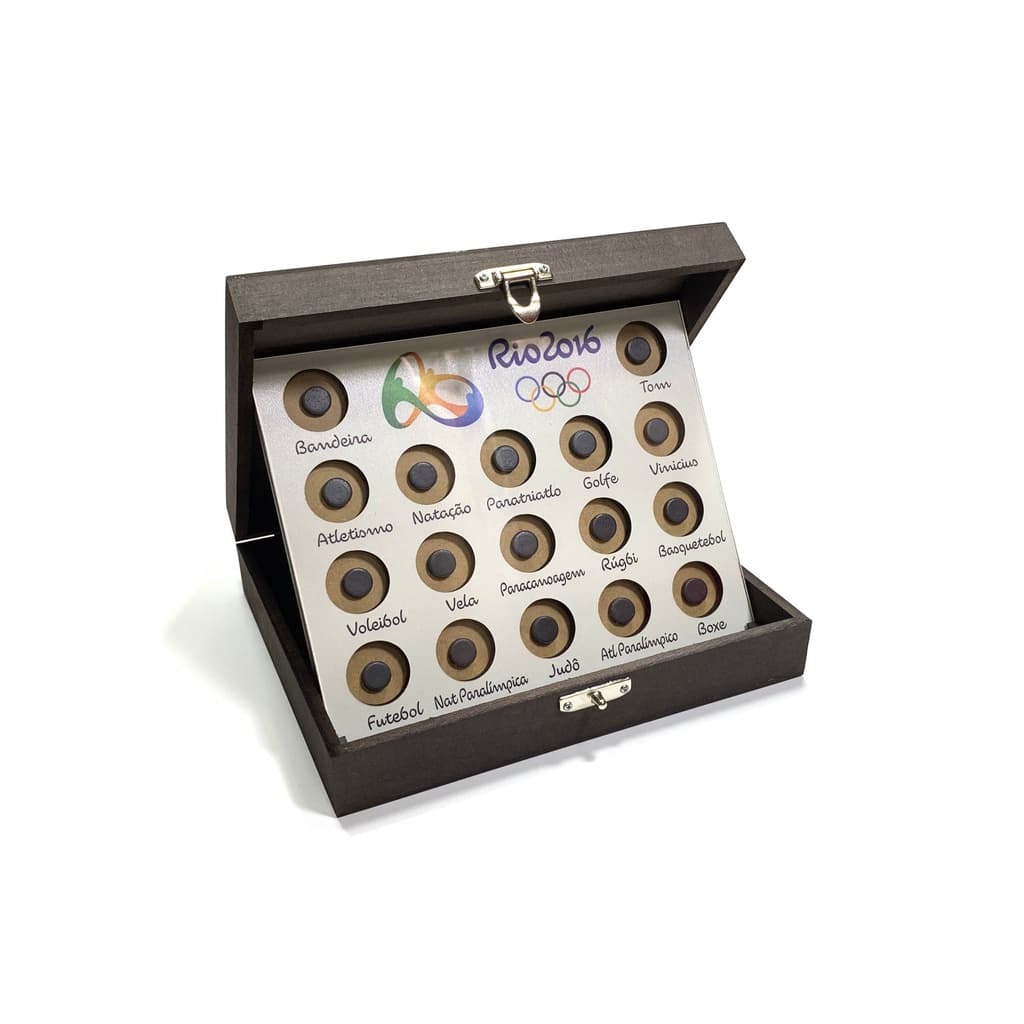 Expositor De Moedas - Olimpiadas 2016 - Cx Pintada Impresso