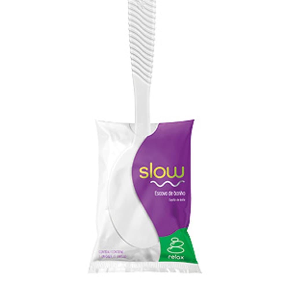 Escova De Banho Slow Roxa - Ref 850