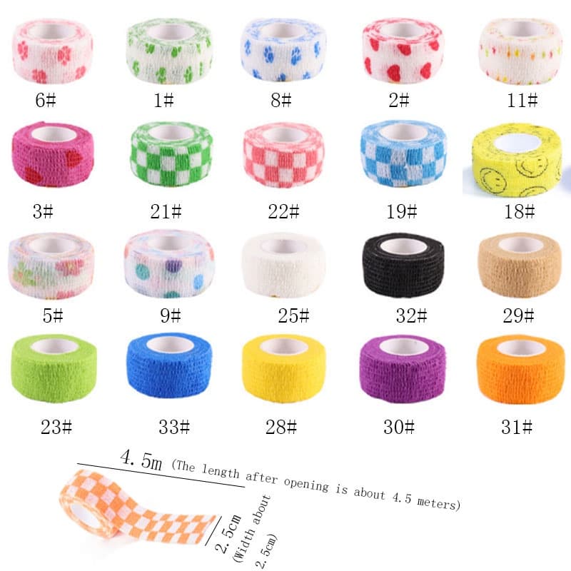 4everU bandagem antidesbotamento/fita esportiva de dedo/para mão pressurizada