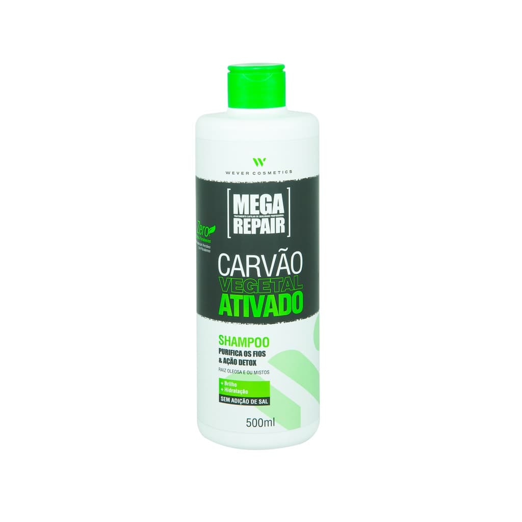 SHAMPOO - CARVAO ATIVADO - CAB. OLEOSOS - 500ml