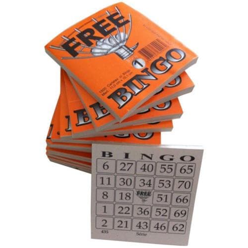 Cartela De Bingo Free  ( 1 Pacote C/1500 Cartelas )