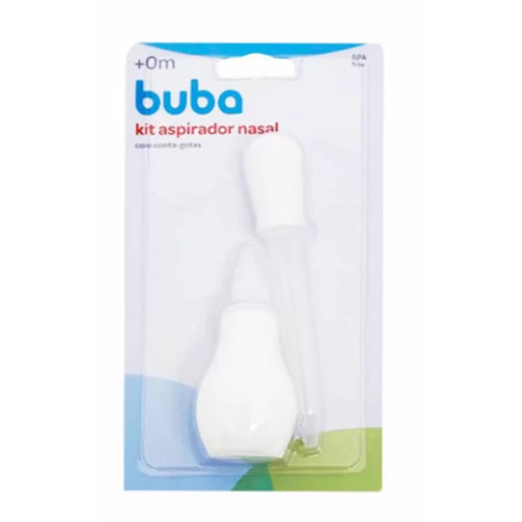 Aspirador Nasal Com Conta Gotas Bebê Higiene 6142- Buba
