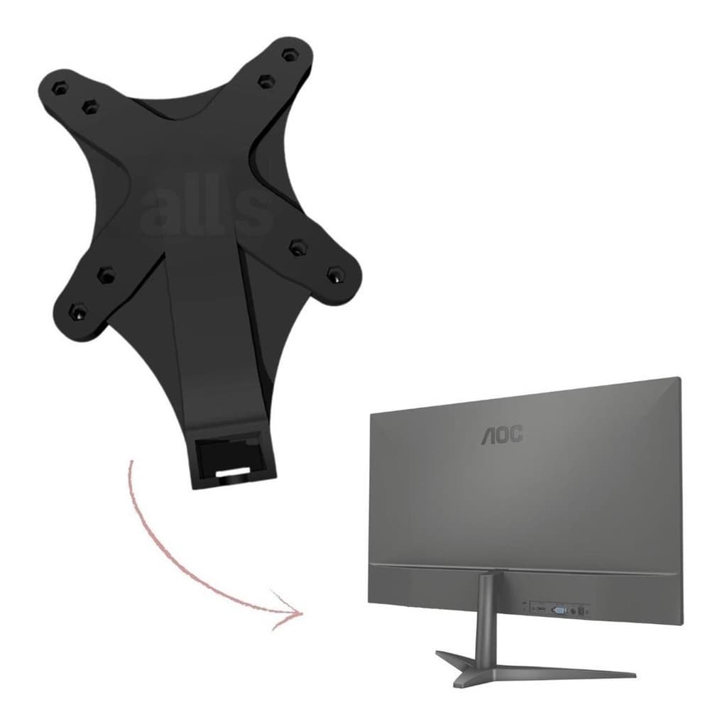 Adaptador Vesa Para Monitor Aoc 23,8 75 Hz - 24b1xh / 24b1h
