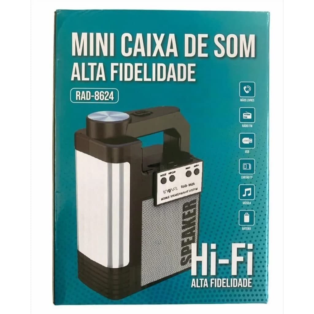 Mine Caixa de Som Alta Fidelidade RAD-8624