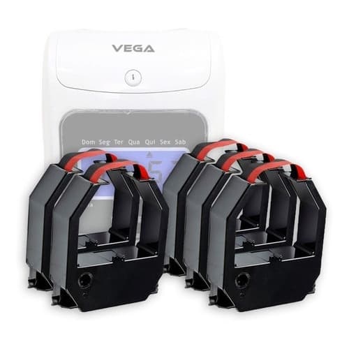 Kit 5 Fita Para Relógio De Ponto Henry Vega Dataprint 945