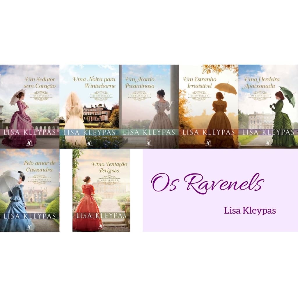 kit 7 livros OS RAVENELS Lisa Kleypas INCLUI Uma Tentação Perigosa