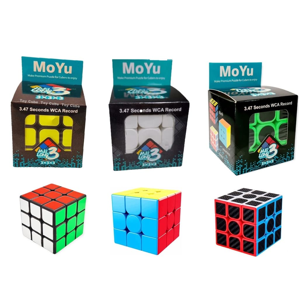 Cubo Mágico 3x3x3 Mf3 Moyu Profissional original 3 modelos (preco de 1 unidade)