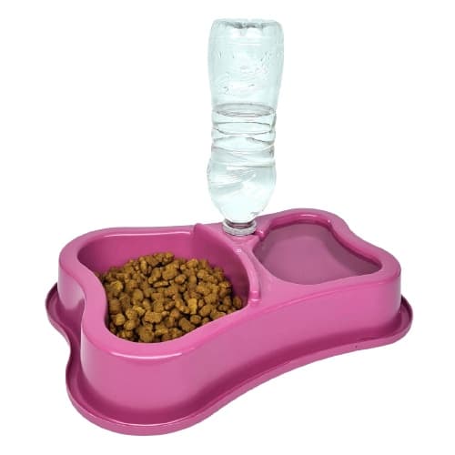 Comedouro Duplo Anti Formiga Pet Bebedouro automático suporte para Garrafa Comedouro cachorro gato
