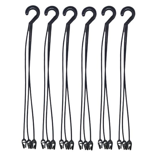 10 Hastes De 43 Cm Para Cuias E Vasos Na Cor Preta