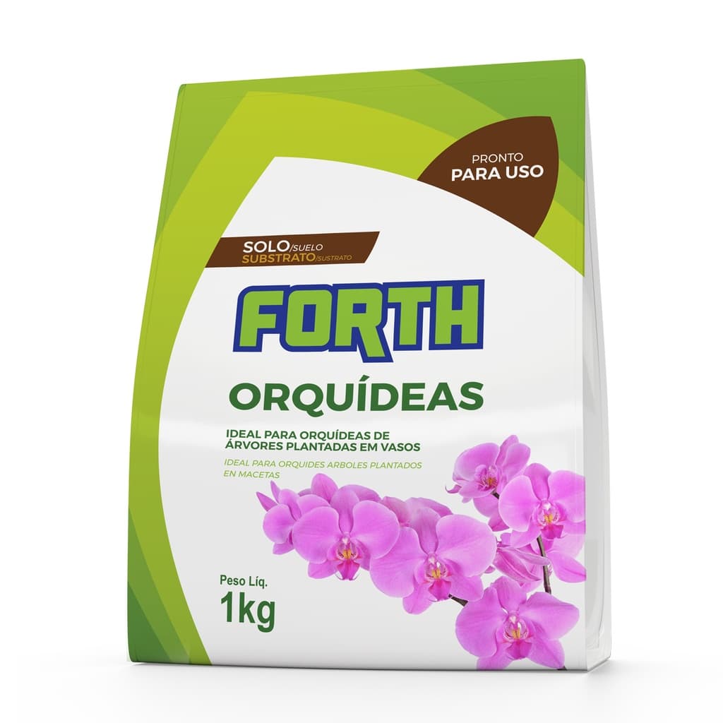 Substrato Orquidea Forth Mix Pinus, Coco e Carvao 1kg -Forth