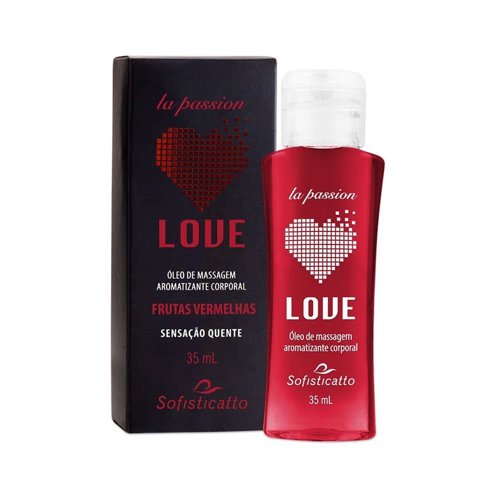 Óleo Love Frutas Vermelhas Sensação Quente 30ml - Sofisticatto