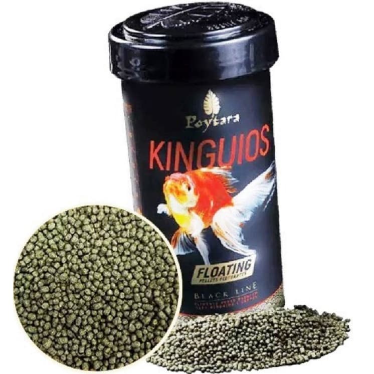 Ração Poytara Kinguio Floating Black Line 95gr .